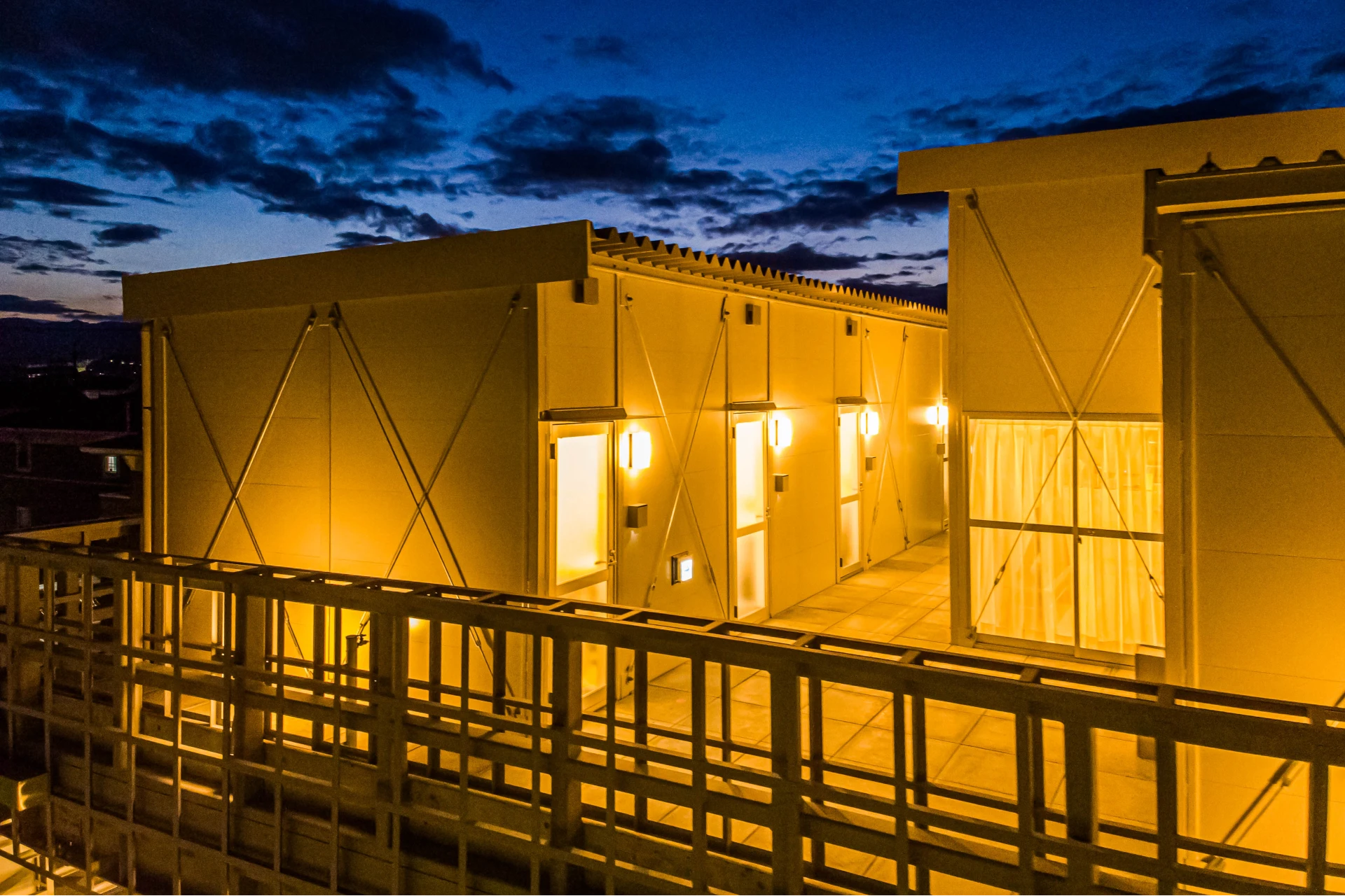 Exterior of a Kashiwabara Corporation housing facility