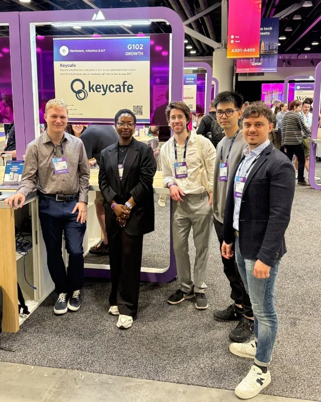 Keycafe team exhibiting at Vancouver Web Summit