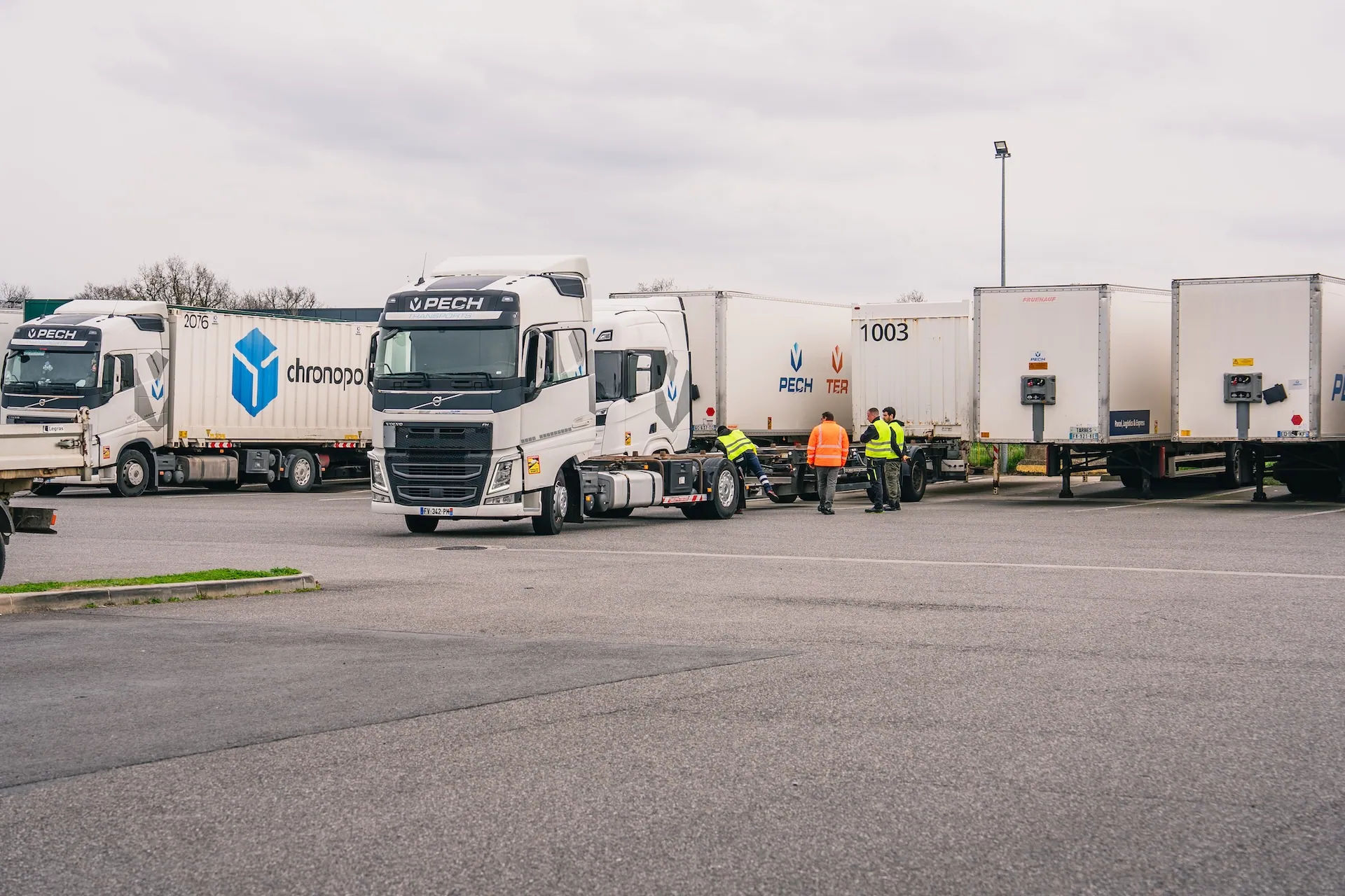 Transports PECH truck fleet