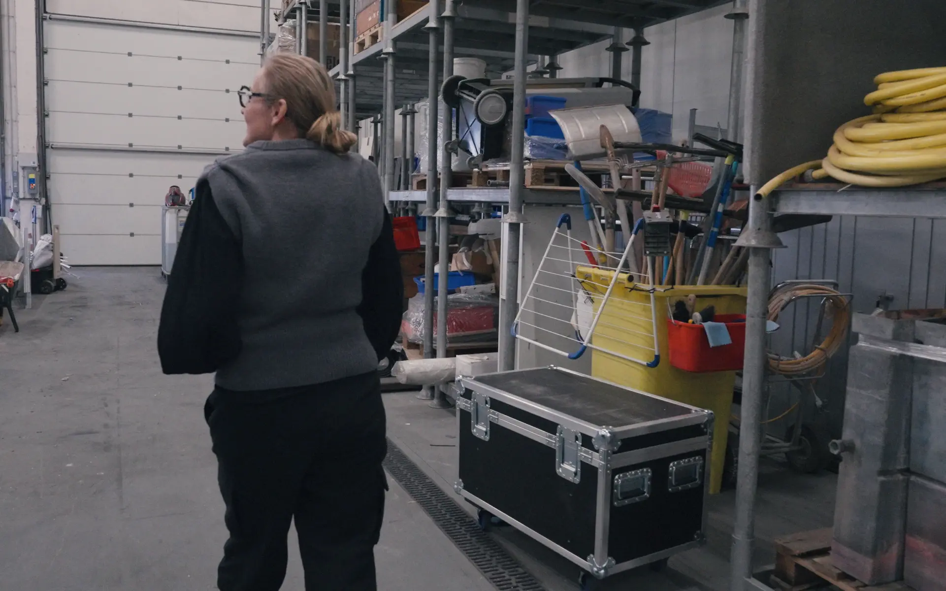 Inside the E-Demonstrations' facility