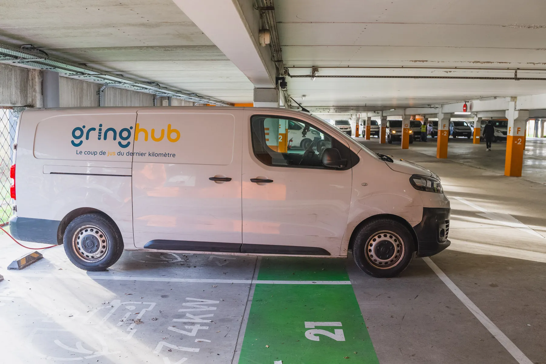Gringhub-branded vehicle in a parking lot