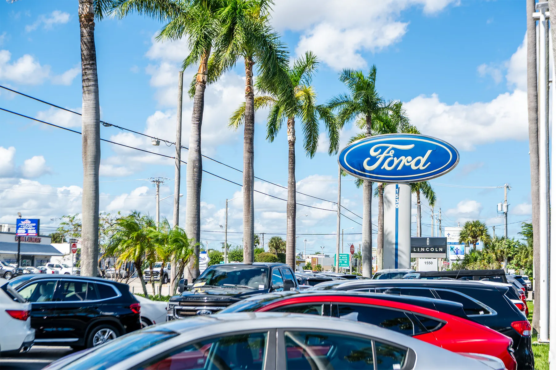 Al Packer Ford sign in their parking lot