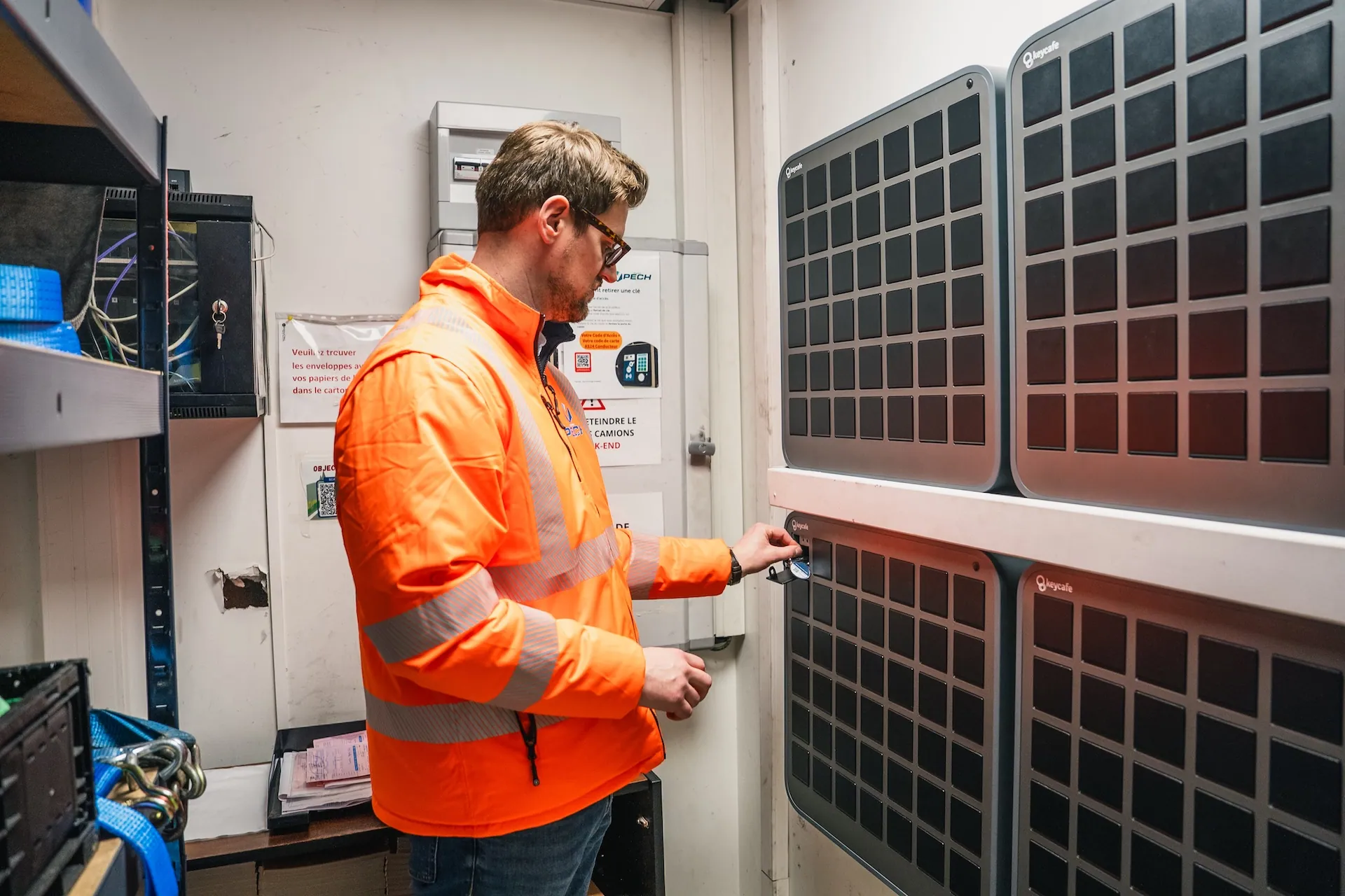 Transports PECH general director using the Keycafe MS5