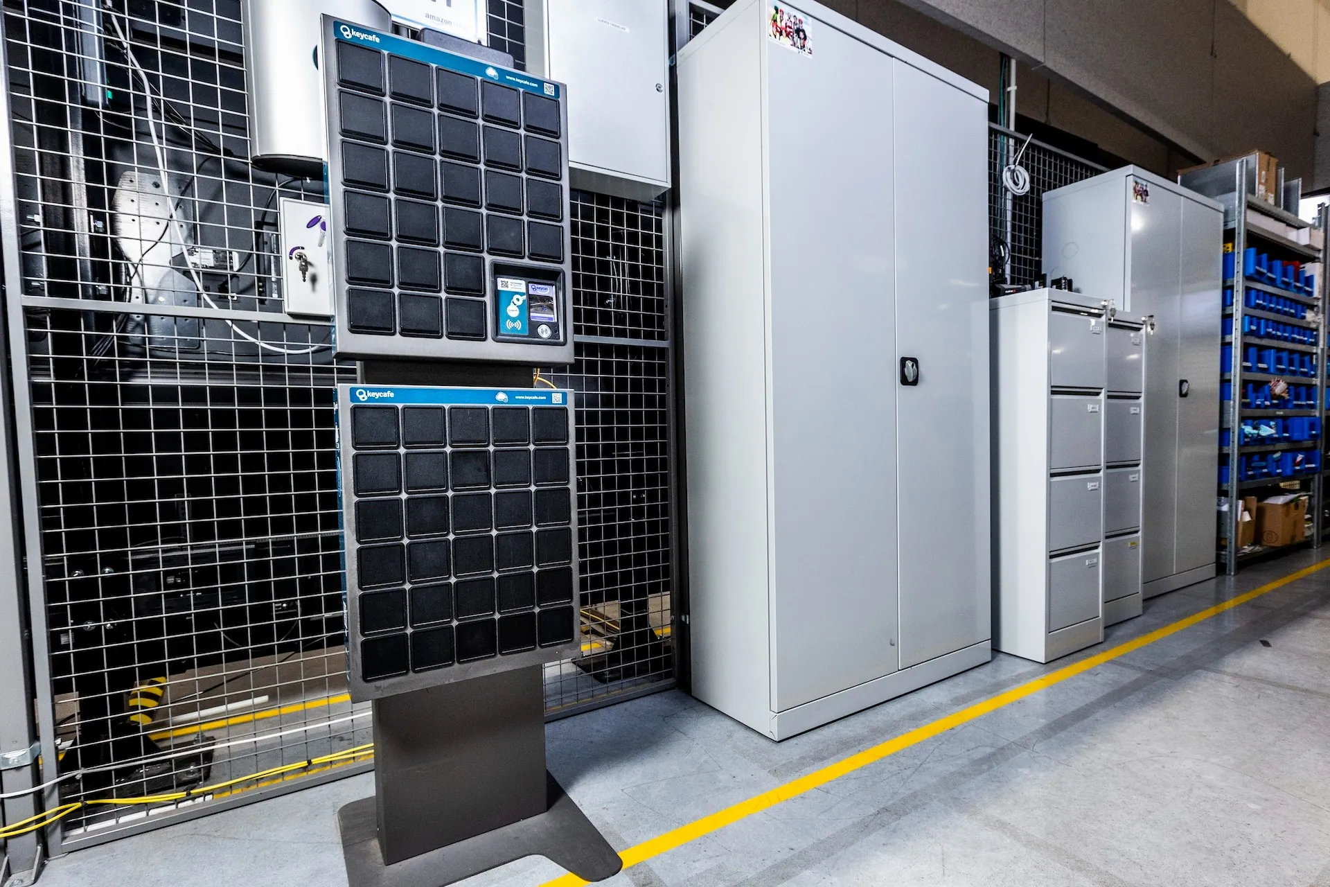 Amazon's SmartBox setup with and MS3 and expansion unit on a stand