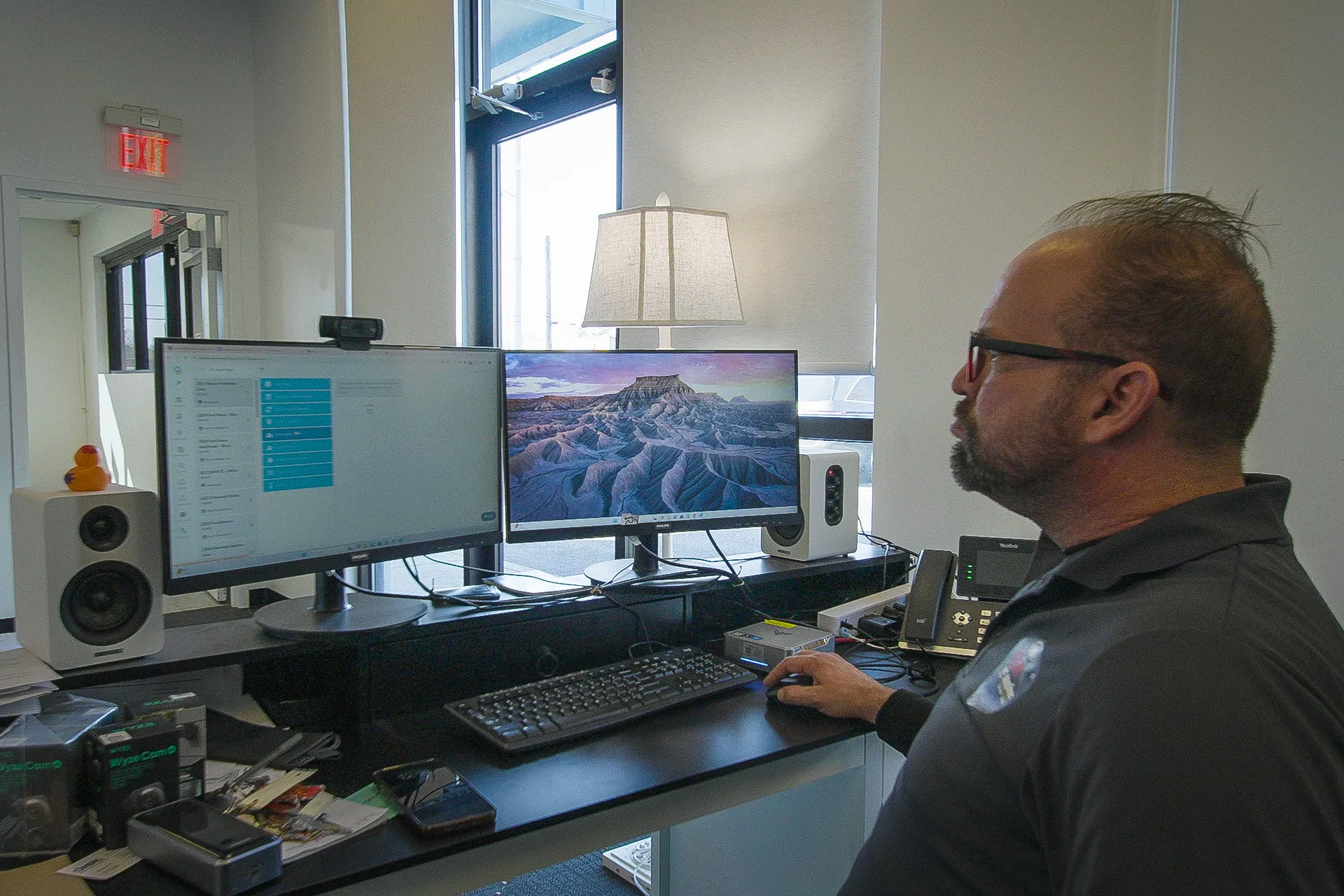 Joel Price using the Keycafe app on a desktop computer