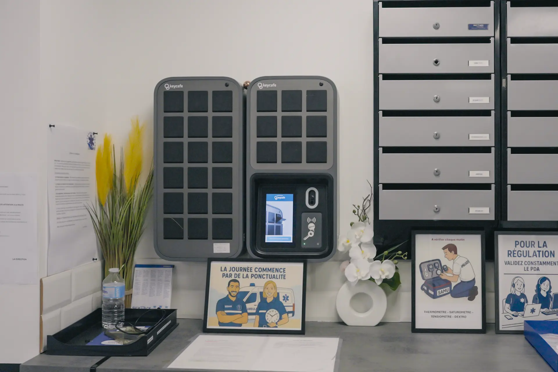 the keycafe smartbox MS5 in the SAGEM premises