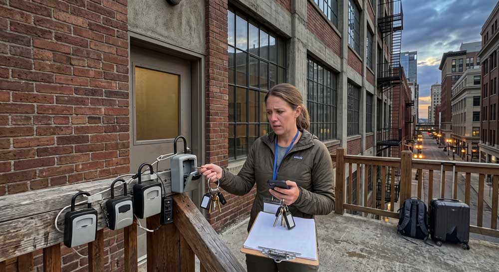 The Lockbox Problem for Vacation Rental Property Managers
