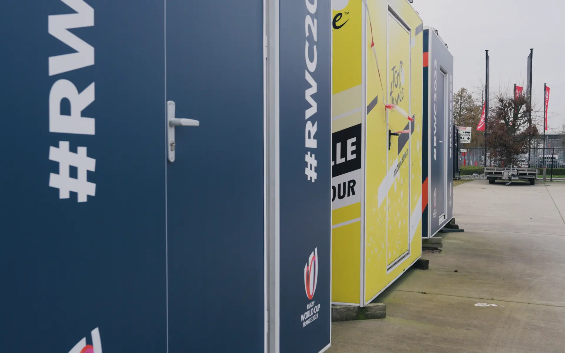 E-Demonstrations' customized, branded mobile units and temporary event infrastructure