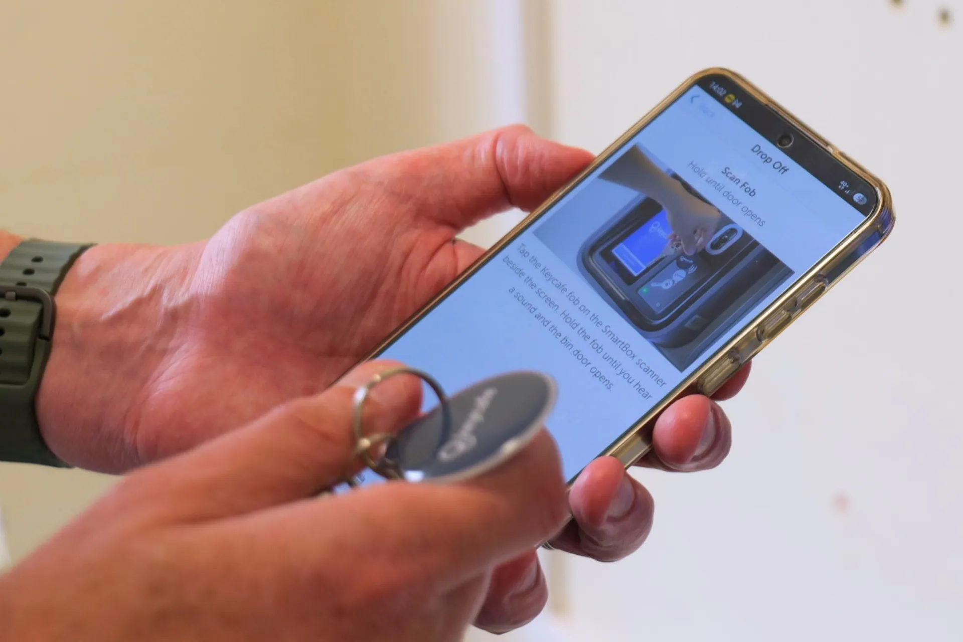 Transport Manager using the Keycafe Mobile App