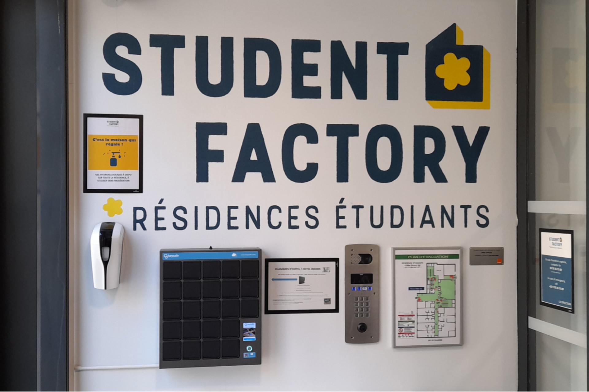 De Student Factory in Parijs-Bagnolet vervangt de nachtdienst door Keycafe