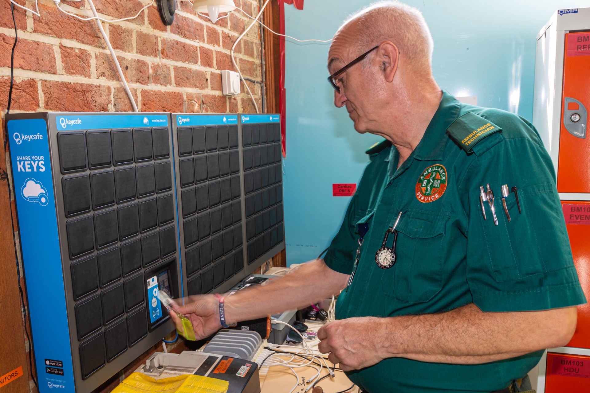 Tempo crucial economizado para o serviço de ambulância BM graças ao Keycafe